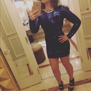 Dress the Population Sequin Stunner, M